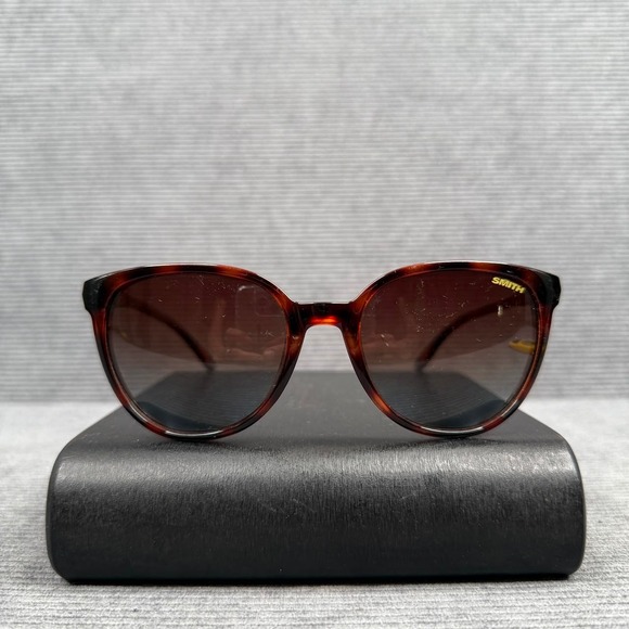 Smith Optics Accessories - Smith Optics Tortoise Shell Brown Gradient Lens Y2k Sunglasses Round Cat Eye